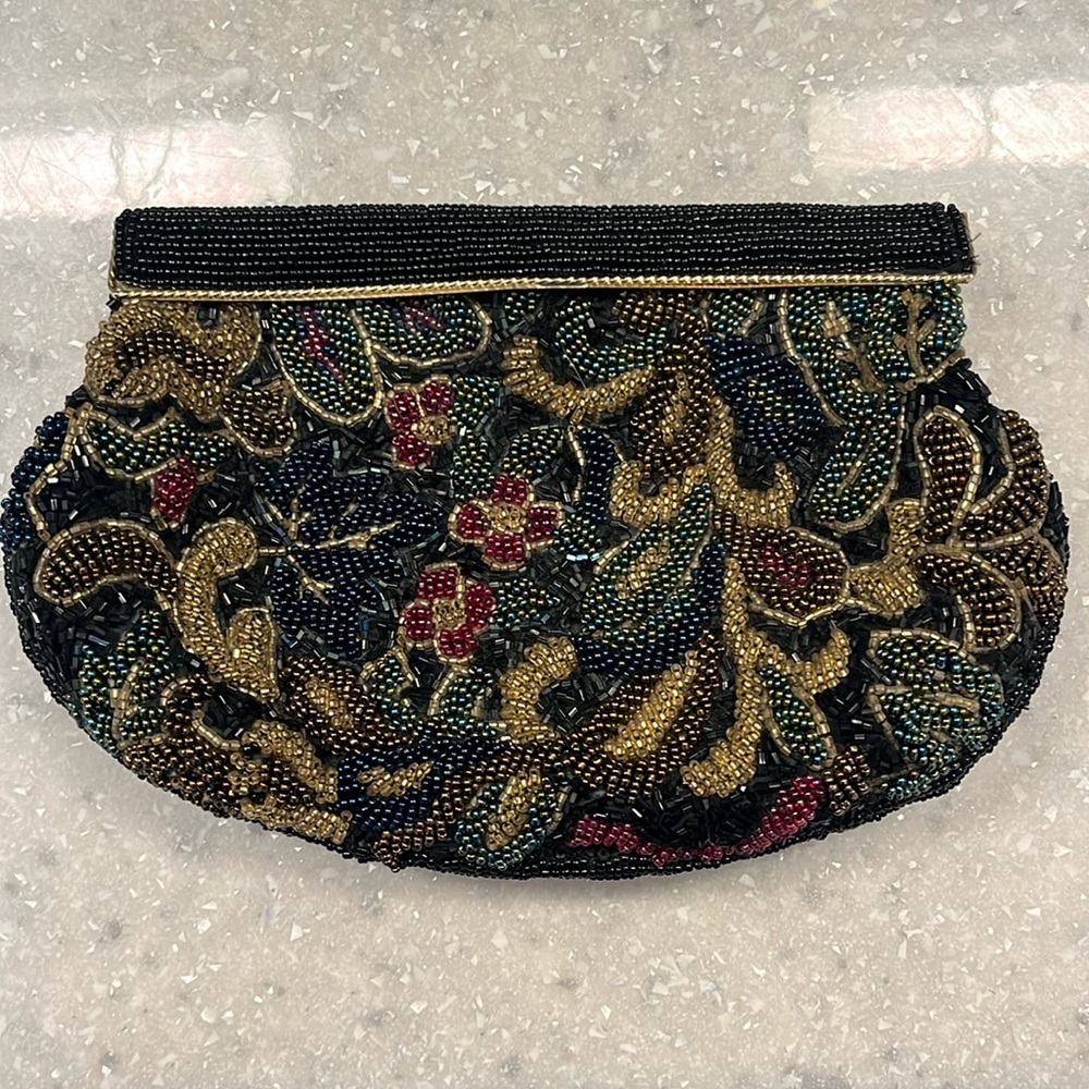 Vintage beaded clutch